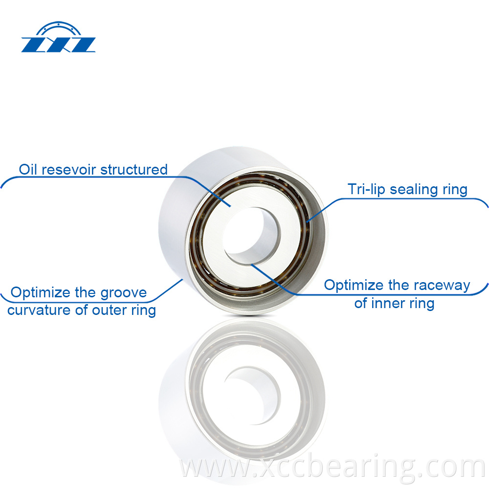 Tensioner bearings structure
